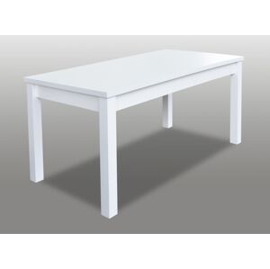 Roberto Rozkládací jídelní stůl S18-L 90x160x200 cm, Bílá, Bílá