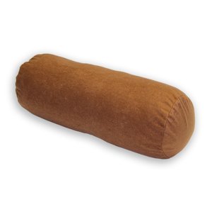 Natalia Relaxační polštář - válec hnědý 44x15 cm