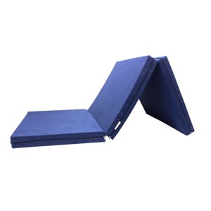 e-matrace.com Skládací matrace pro hosty modrá 8 cm 80x195 cm