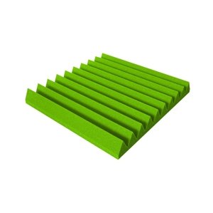 Mega-acoustic Akustická pěna V-profil zelená 50x50x4 cm