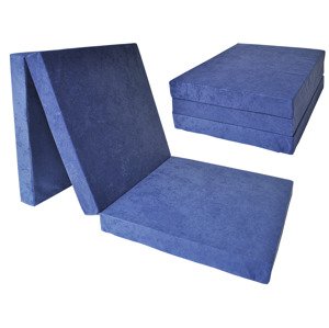 Fimex Skládací matrace pro hosty Fun tmavě modrá 70x195x8 cm