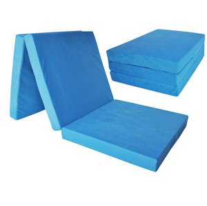 Fimex Skládací matrace pro hosty Fun světle modrá 70x195x8 cm