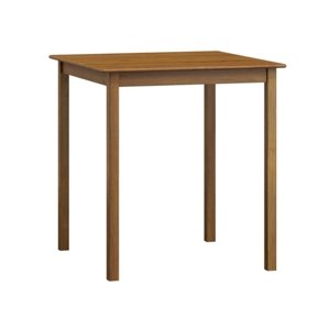 Stůl DASHEN 2, 60 x 60 cm, masiv borovice, moření dub