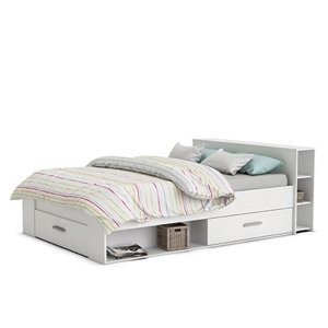 RAWAL postel 160x200 cm, bílá