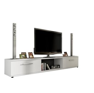 Televizní stolek LOBA RTV, bílý mat