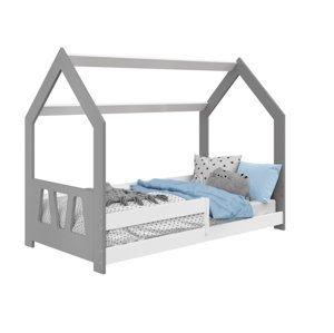 Dětská postel SPECIOSA D5A 80x160, šedá/bílá