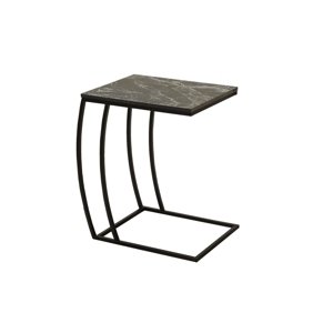 Přídavný stolek DOMITILLA, kovová  konstrukce, mramor