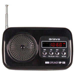 Přenosné radio s USB Orava RP-130 B černé