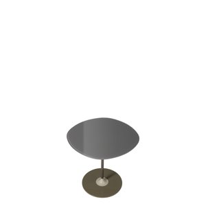 Odkládací stolek THIERRY, více variant - Kartell Barva: šedá, Výška: 45 cm