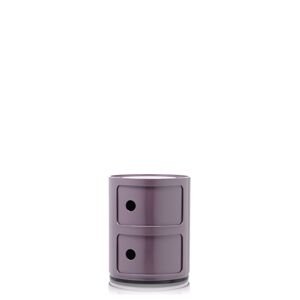Stolek s úložným prostorem Componibili 4966, 2 úložné díly, více barev - Kartell Barva: fialová