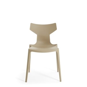 Jídelní židle RE, krémová - Kartell Barva: krémová
