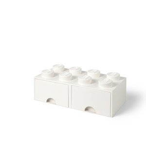 Úložný box 8 s šuplíky, více variant - LEGO Barva: bílá