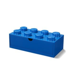 Stolní box 8 se zásuvkou, více variant - LEGO Barva: modrá