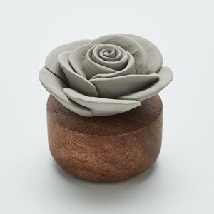 Designový difuzér s motivem Gardenia z Laosu, šedý - ANOQ