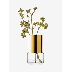 Váza Aurum, zlacená, výška 17 cm - LSA