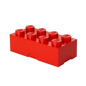 Box na svačinu 10 x 20 x 7,5 cm, více variant - LEGO Barva: červená