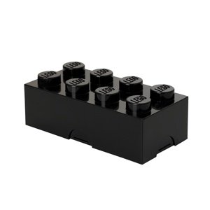 Box na svačinu 10 x 20 x 7,5 cm, více variant - LEGO Barva: černá