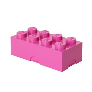 Box na svačinu 10 x 20 x 7,5 cm, více variant - LEGO Barva: růžová