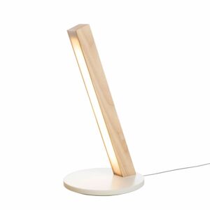 Stolní lampa LED40, 400 mm, více variant - TUNTO Model: bílý jasan, olejový vosk, QI bezdrátová technologie