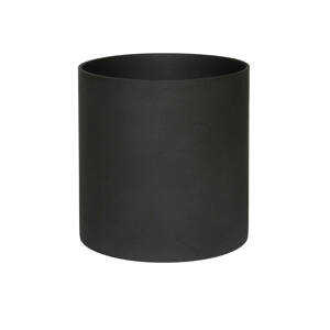 Květináč Puk, barva volcano černá, více velikostí - PotteryPots Velikost: L - v. 24.5 cm, ⌀ 25 cm