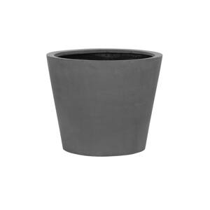 Květináč Bucket, barva šedá, více velikostí - PotteryPots Velikost: L - v. 60 cm, ⌀ 68 cm