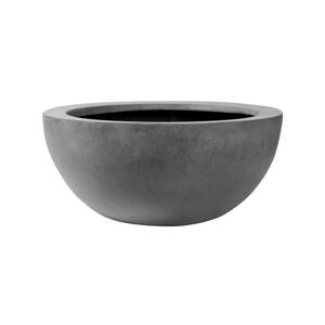 Květináč Vic Bowl, barva šedá, více velikostí - PotteryPots Velikost: S - v. 18 cm, ⌀ 38.5 cm