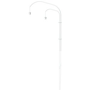 Stojan pro lampu na zeď Willow wall hanger double white H 123 cm - UMAGE